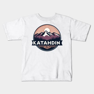 Mount Katahdin - Northern Terminus of the Appalachian Trail Kids T-Shirt